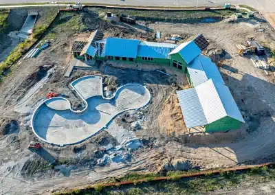Grace-Valley-Amenity-Center-aerial-view-vuild-out