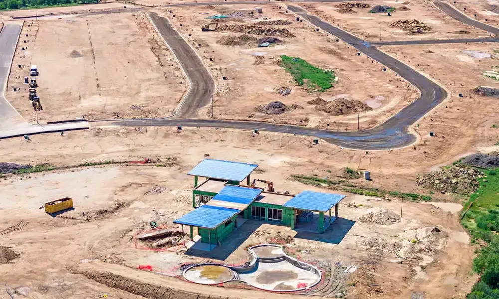 Stone-Garden-Amenity-Center-aerial-full-view-progress-3cs-Construction