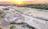 gatehouse-amenity-sunset-aerial-view